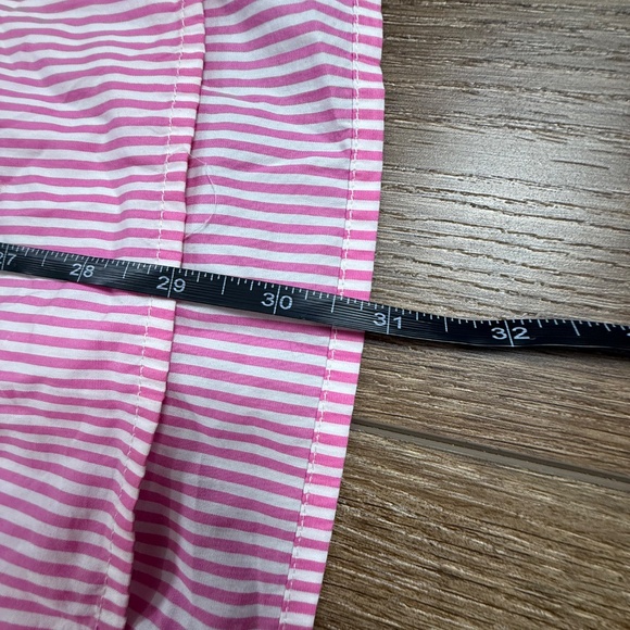 Polo Ralph Lauren Girls Striped Button Front Shirt Dress with Belt, Size 12 - Picture 4 of 7